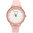 Damen Armbanduhr Quarzuhr rosa