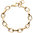 Armband Edelstahl gold-farben beschichtet 22 cm