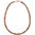 Königskette oval 925 Silber rotgold vergoldet 45 cm Kette Halskette Karabiner