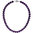 Halskette Kette Amethyst lila violett 44 cm Amethystkette Steinkette