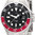 JOBO Damen Armbanduhr mit Datum Edelstahl / scwarz / rot