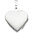 Medaillon Herz Anhänger zum Öffnen für 2 Fotos 925 Silber mit Kette 60 cm
